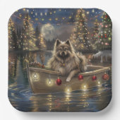 ケースホンド クリスマスの祝祭の航海 ペーパープレート (正面)