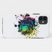 ケースマテiPhoneの虹色のチンパンジー Case-Mate iPhoneケース (裏面(横))