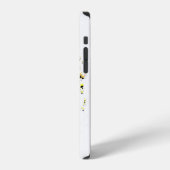 ケースマテiPhoneの虹色のチンパンジー iPhoneケース (左側面)