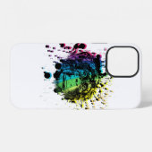 ケースマテiPhoneの虹色のチンパンジー iPhoneケース (裏面横)
