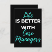 ケースマネージャーの方が人生が良い サンキューカード (正面/裏面)