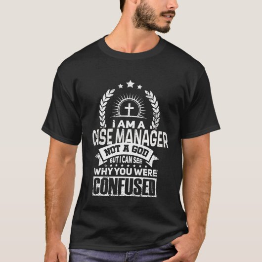 ケースマネージャー 職場の同僚 Tシャツ (正面)