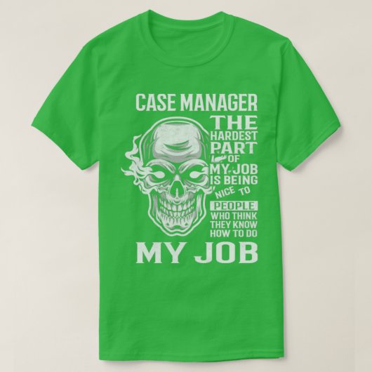 ケースマネージャ Tシャツ (デザイン正面)