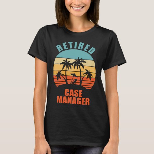 ケースマ退職したネージャHappy Retiment Tシャツ (正面)