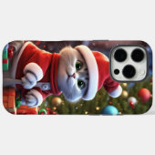 ケースメイト電話ケース、かわいい子猫クリスマスデザイン Case-Mate iPhoneケース (裏面 (横))