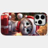 ケースメイト電話ケース、かわいい子猫クリスマスデザイン Case-Mate iPhoneケース (裏面 (横))