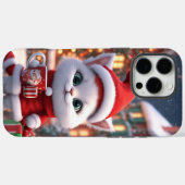 ケースメイト電話ケース、かわいい子猫クリスマスデザイン Case-Mate iPhoneケース (裏面 (横))
