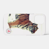 ケースメイト電話ケース、Apple iPhone 12ベビーTIGER Case-Mate iPhoneケース (裏面 (横))