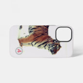 ケースメイト電話ケース、Apple iPhone 12ベビーTIGER iPhoneケース (裏面横)