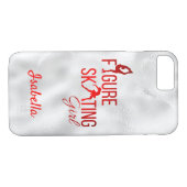 ケース姿スケートで滑るガールレッドシルバー Case-Mate iPhoneケース (裏面(横))