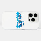 ケース電話チフス文字 Case-Mate iPhoneケース (裏面 (横))