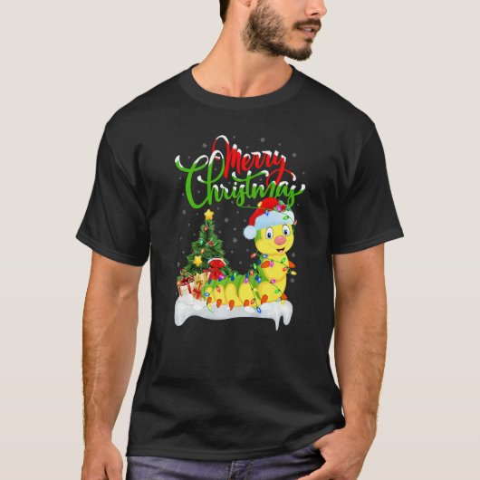ケータピラー  クリスマス 装飾 ケータピラー クリスマ Tシャツ (正面)