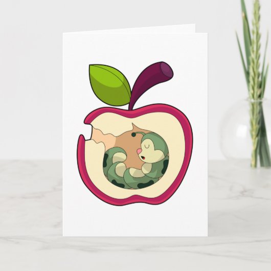 ケータピラー スリーピング アップル カード (正面)