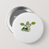 ケータピラー リーブス 缶バッジ (正面&裏面)