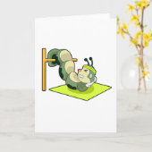 ケータピラー ABS ワークアウト フィットネス カード (黄色い花)