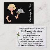 ケータリングお客様へエレガント- SRF 名刺 (正面/裏面)