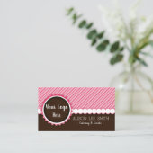 ケータリングとイベントチョコレートノーロゴ 名刺 (スタンド正面)