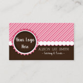 ケータリングとイベントチョコレートノーロゴ 名刺 (正面)