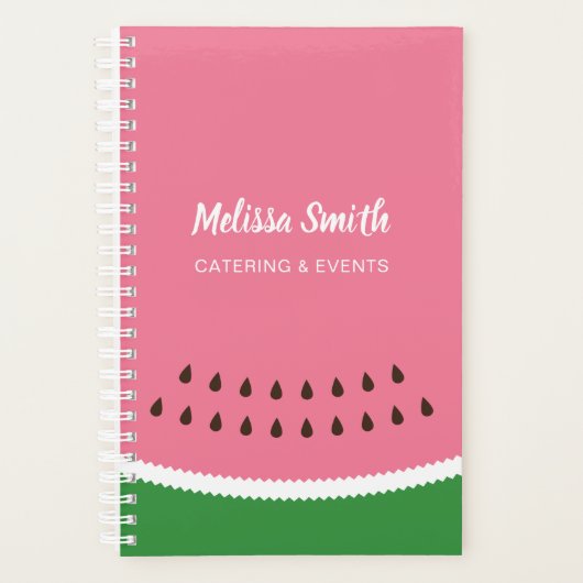 ケータリングとイベント計画 プランナー手帳 (正面)