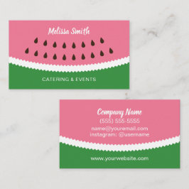 ケータリングのイベントプランナー 名刺