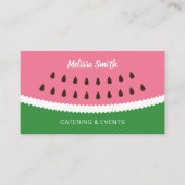 ケータリングのイベントプランナー 名刺 (正面)