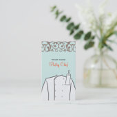 ケータリングのベーカリーのペーストリー作りの職人 名刺 (スタンド正面)