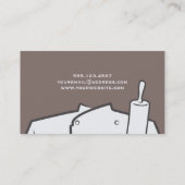 ケータリングのベーカリーのペーストリー作りの職人 名刺 (裏面)