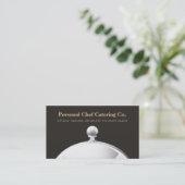 ケータリングエレガント会社クローシュ 名刺 (スタンド正面)
