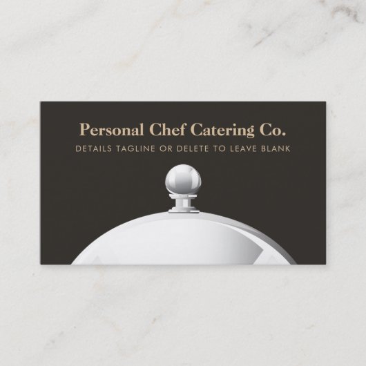 ケータリングエレガント会社クローシュ 名刺 (正面)