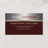 ケータリングオーブンホスピタリティ名刺 名刺 (裏面)