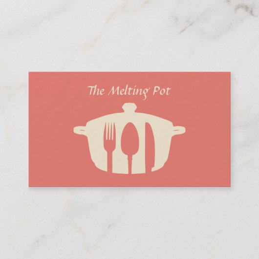 ケータリングカード 名刺 (正面)