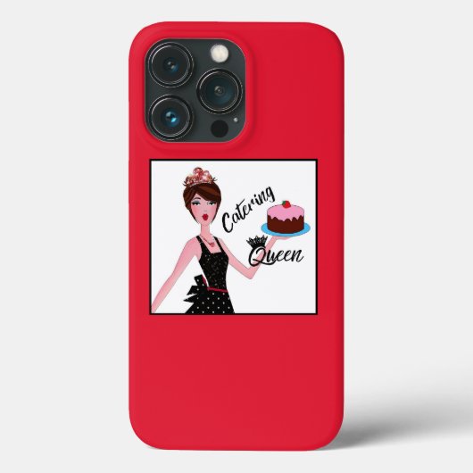 "ケータリングクイーン"ケースメイトiPhoneケース Case-Mate iPhoneケース (裏面)