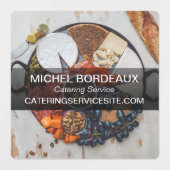 ケータリングサービスご注文ありがとうございます ラベル (デザイン1)