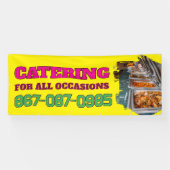 ケータリングサービスカスタムバナー 横断幕 (横)