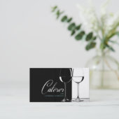 ケータリングサービスカテラーフードパーティープランナー 名刺 (スタンド正面)