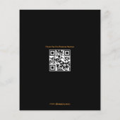 ケータリングサービス カスタム編集可能フライヤー チラシ (裏面)