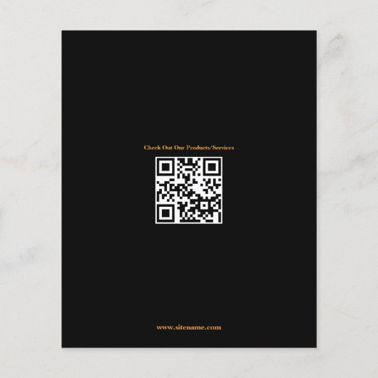 ケータリングサービス カスタム編集可能フライヤー チラシ (裏面)