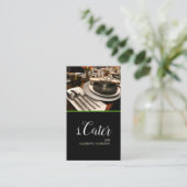 ケータリングサービス、食品、パーティープランナー 名刺 (スタンド正面)