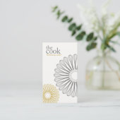 ケータリングシェフウィスク，料理 名刺 (スタンド正面)