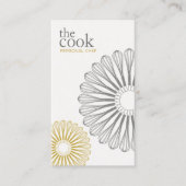 ケータリングシェフウィスク，料理 名刺 (正面)