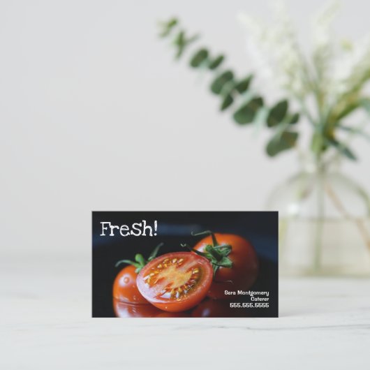 ケータリングシェフプロフェッショナル 名刺 (スタンド正面)