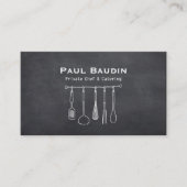 ケータリングシェフ料理器 名刺 (正面)