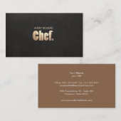 ケータリングシンプルシェフ 名刺 (正面/裏面)