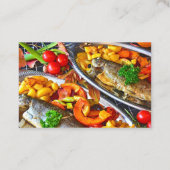 ケータリングシーフードレストラン 名刺 (裏面)