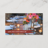 ケータリングバーテンイベントシェフ名刺 名刺 (正面)