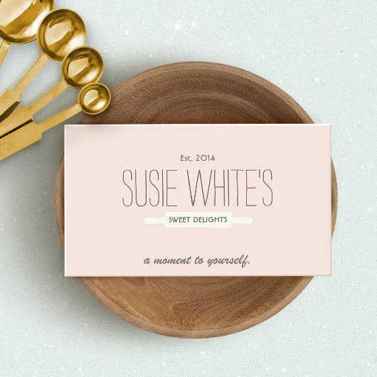 ケータリングパティシシェフ転がのピンキュートレトロベーカーズ 名刺