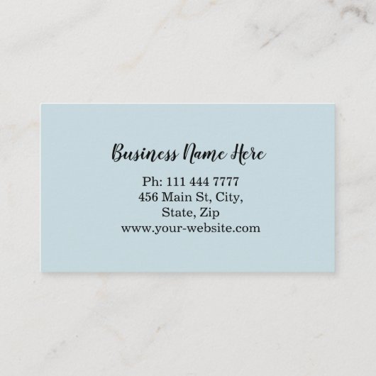 ケータリングパーソナライズされたシェフ 名刺 (裏面)