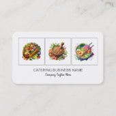 ケータリングパーソナライズされた業 名刺 (正面)