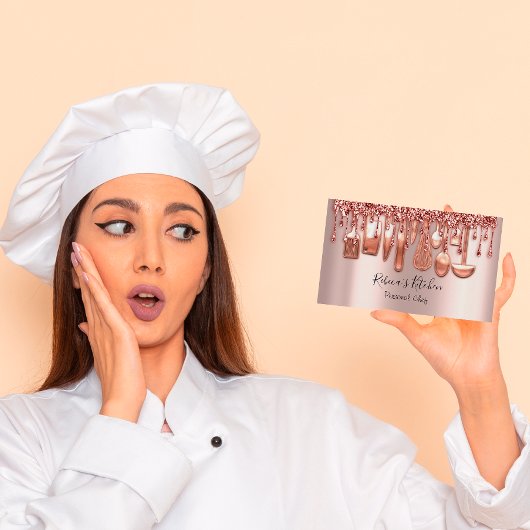 ケータリングパーソナルシェフキッチンナイフバラドリップ 名刺