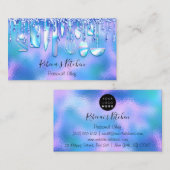 ケータリングパーソナルシェフキッチンナイフブルードリップス 名刺 (正面/裏面)